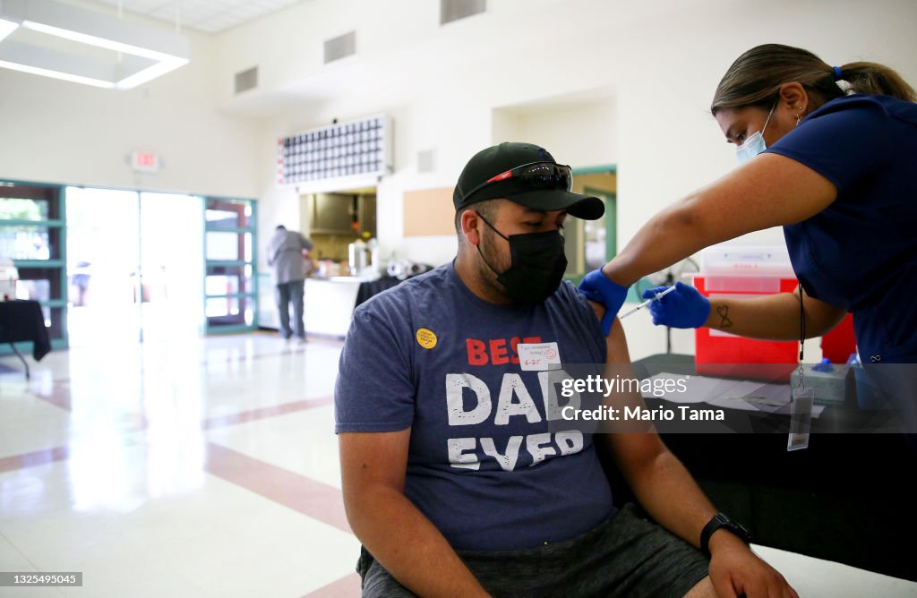 Vaccination Efforts Continue Throughout Los Angeles