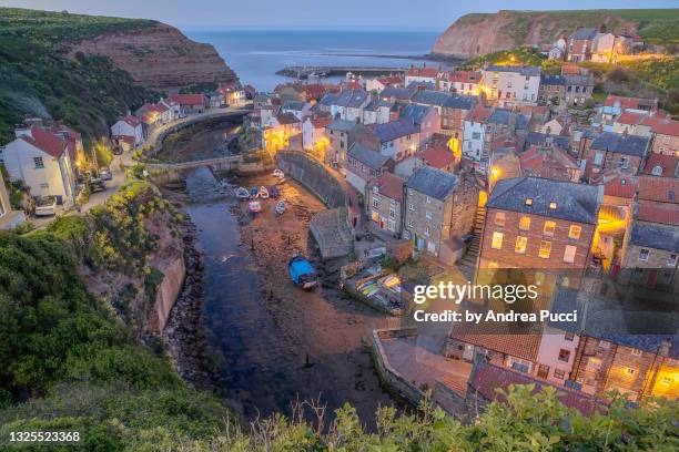 staithes, yorkshire, united kingdom - idyllic village stock pictures, royalty-free photos & images