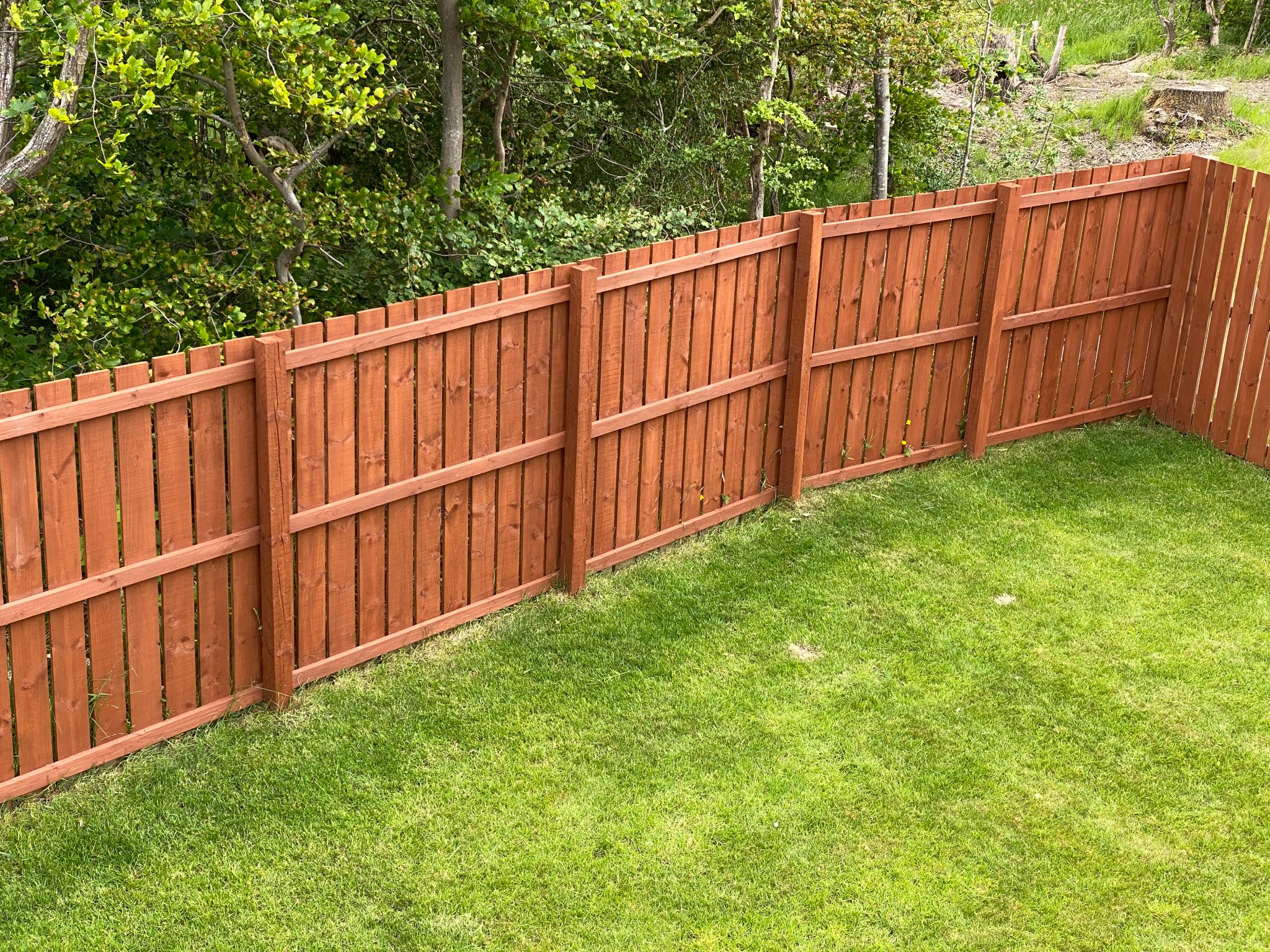 wooden fence maintenance