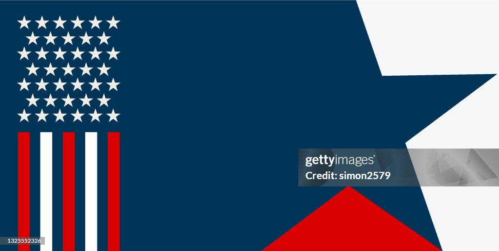Usa étoiles et rayures couleur bannière fond