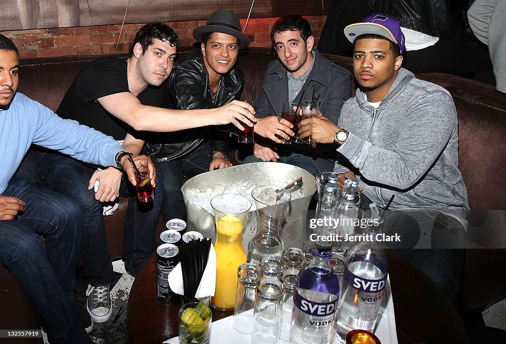 SVEDKA Vodka Hosts Bruno Mars' Hooligans In Wondaland After-Party At 1Oak