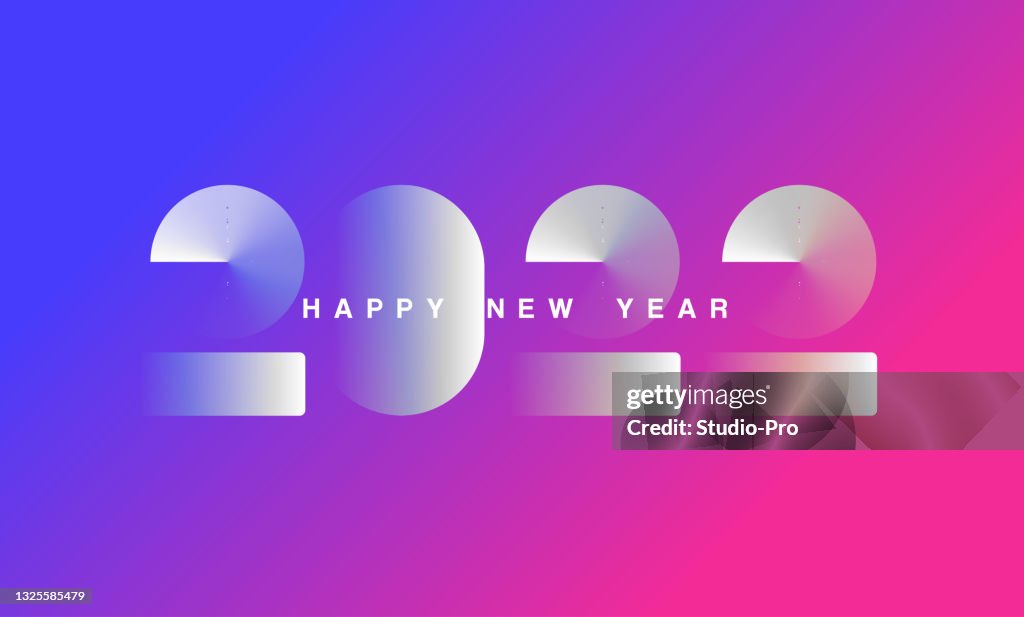 Happy New Year 2022 Background For Your Christmas High-Res Vector Graphic -  Getty Images