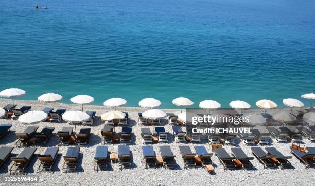 nice city beach france - france beach stock pictures, royalty-free photos & images