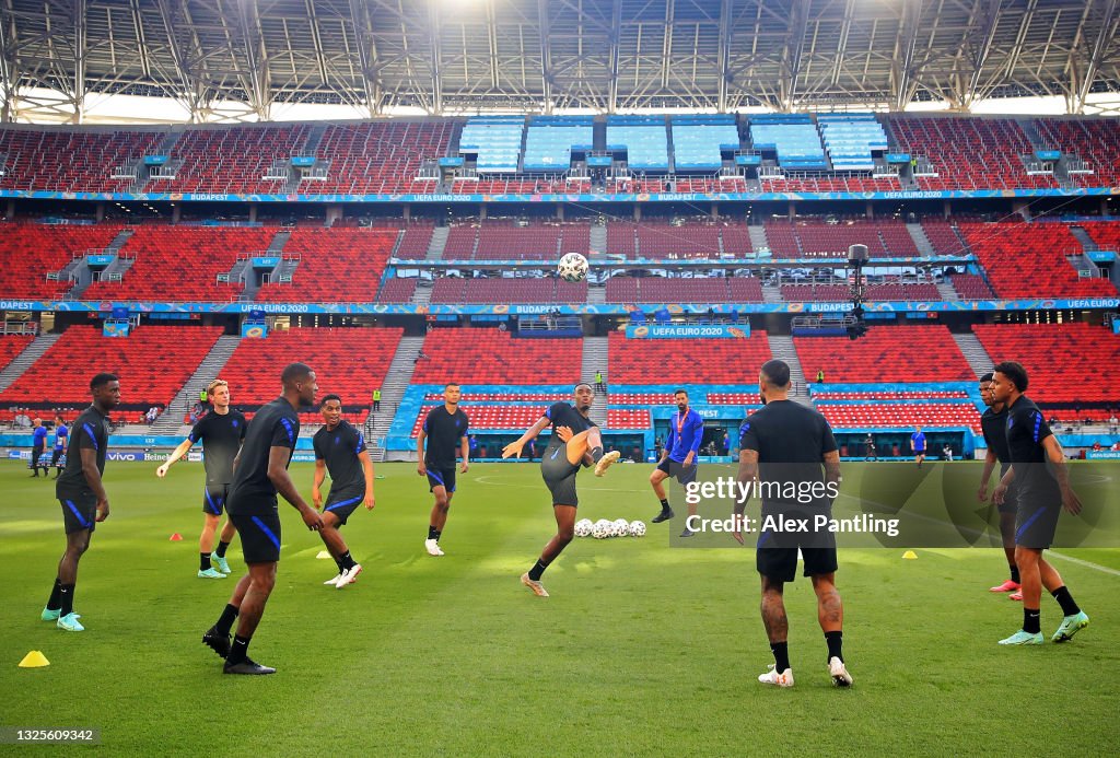Netherlands Training Session and Press Conference - UEFA Euro 2020: Round of 16