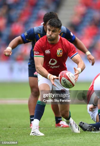 Lions player Conor Murray in action during the 1888 Cup match between the British & Irish Lions and Japan at BT Murrayfield Stadium on June 26, 2021...