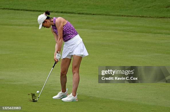 Michelle Wi Michelle Wie West plays her shot on the 16th hole during the third ...