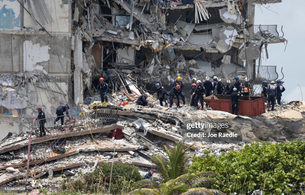 Dozens Presumed Missing After Residential Building In Miami Area Partially Collapses