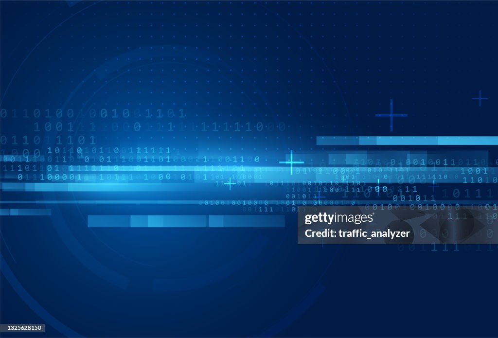 Abstract Blue Technical Background High-Res Vector Graphic - Getty Images