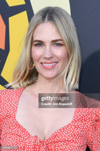 January Jones attends the CTAOP's Night Out 2021: Fast And Furious at Universal Studios Backlot on June 26, 2021 in Universal City, California.