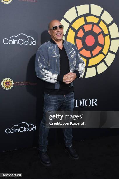 Vin Diesel attends the CTAOP's Night Out 2021: Fast And Furious at Universal Studios Backlot on June 26, 2021 in Universal City, California.