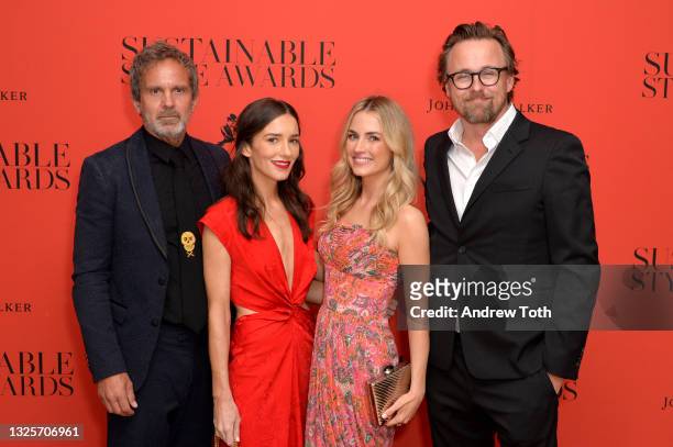Harper Simon, Kick Kennedy, Amanda Hearst, and Joachim Ronning attend Maison de Mode's Sustainable Style Awards at The West Hollywood EDITION on June...