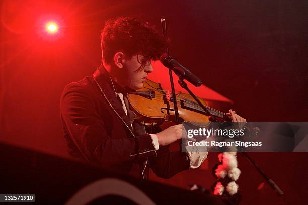 Patrick Wolf performs at Parkteatret on November 12, 2011 in Oslo, Norway.