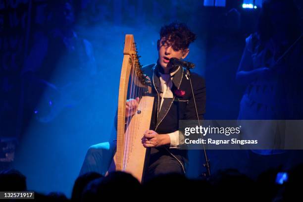 Patrick Wolf performs at Parkteatret on November 12, 2011 in Oslo, Norway.