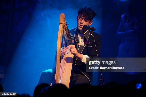 Patrick Wolf performs at Parkteatret on November 12, 2011 in Oslo, Norway.