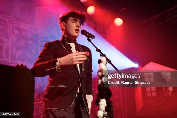 Patrick Wolf performs at Parkteatret on November 12, 2011 in Oslo, Norway.