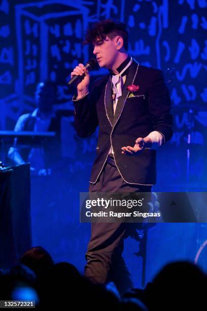 Patrick Wolf performs at Parkteatret on November 12, 2011 in Oslo, Norway.