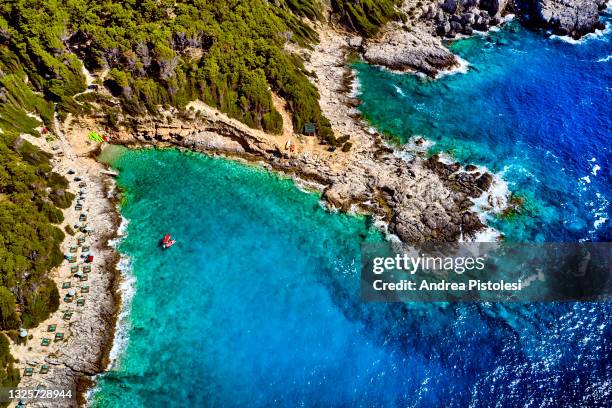 isole tremiti coastline, adriatic sea, italy - isole tremiti stock pictures, royalty-free photos & images