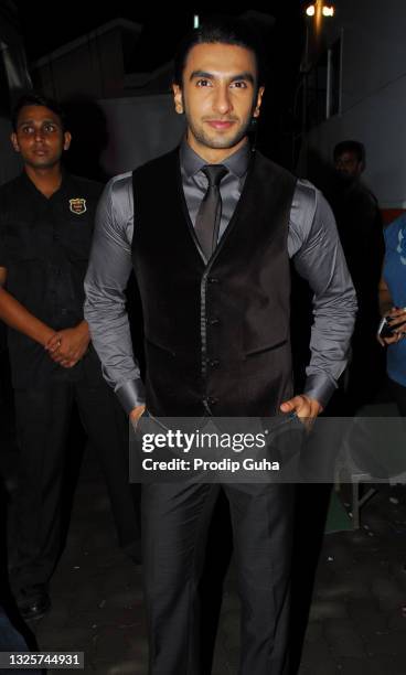 Ranveer Singh attends the Telly Chakkar New Talent Awards on September16, 2011 in Mumbai,India