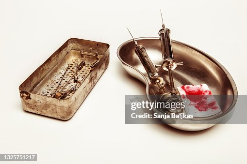 Old Inoculation Two Old Injections High-Res Stock Photo - Getty Images
