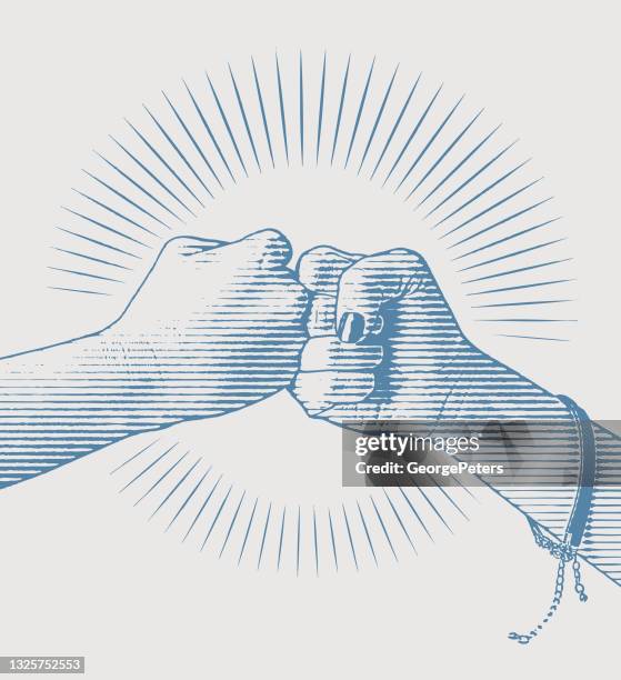 fist bump - 20 29 years stock illustrations