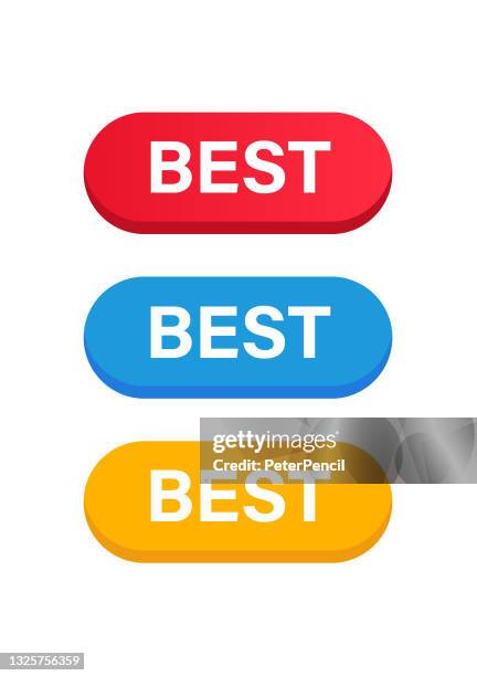 Best Button Color Set Vector Stock Illustration High-Res Vector Graphic ...