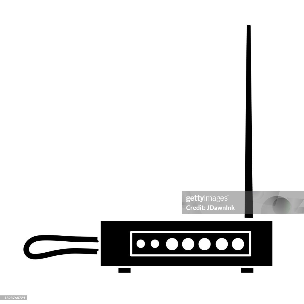Thin line icon of a Theremin music instrument on white background
