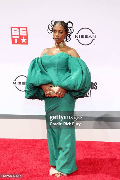 Mereba attends the BET Awards 2021 at Microsoft Theater on June 27, 2021 in Los Angeles, California.