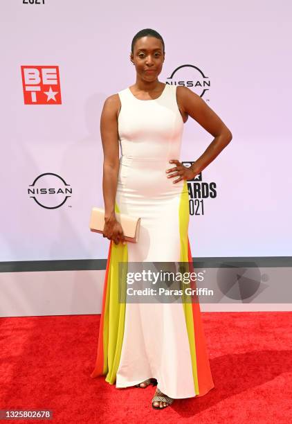 Franchesca Ramsey attends the BET Awards 2021 at Microsoft Theater on June 27, 2021 in Los Angeles, California.