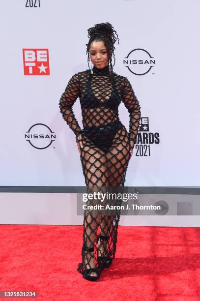 Recording Artist Chloe Bailey attends the 2021 BET Awards at the Microsoft Theater on June 27, 2021 in Los Angeles, California.