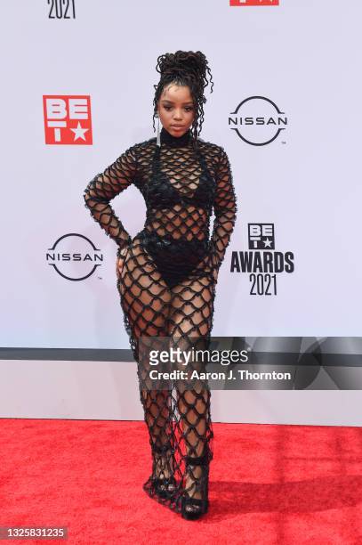 Recording Artist Chloe Bailey attends the 2021 BET Awards at the Microsoft Theater on June 27, 2021 in Los Angeles, California.