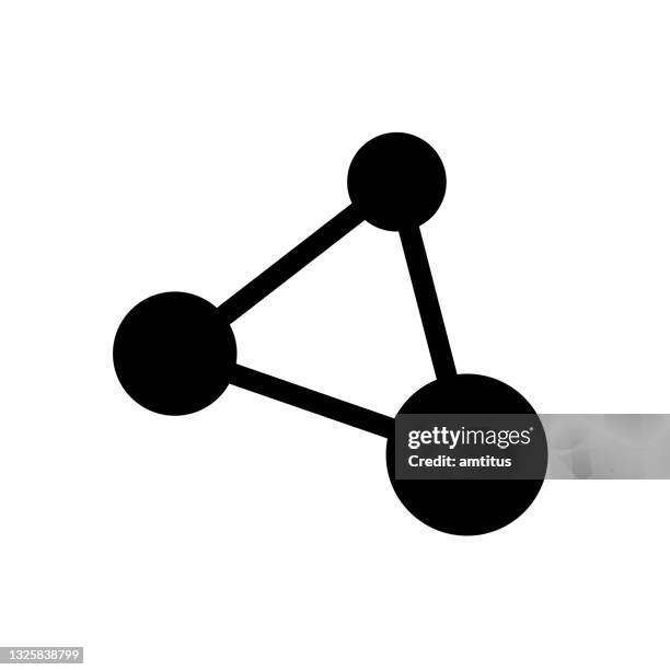 molecule bond - cell nucleus stock illustrations