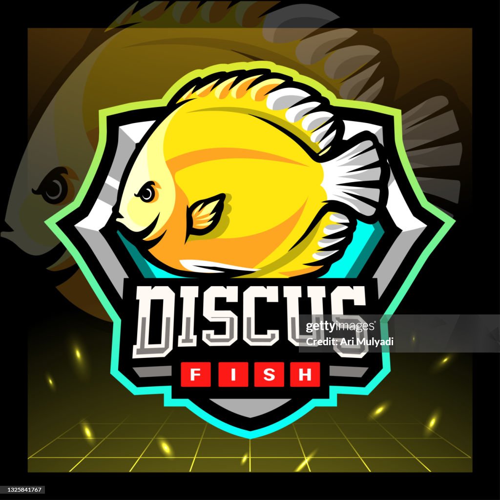Discus Fish Mascot Sport Emblem Design High-Res Vector Graphic - Getty ...