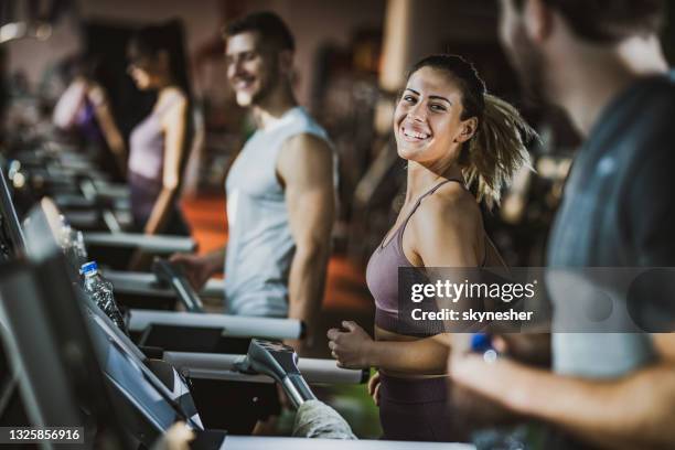 Happy While Exercise 20,497 Happy Gym Man Stock Photos, High-Res Pictures, and Images ...