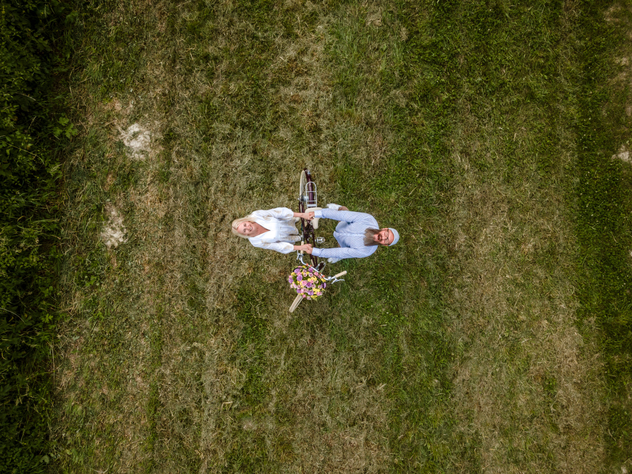 wedding theme drone