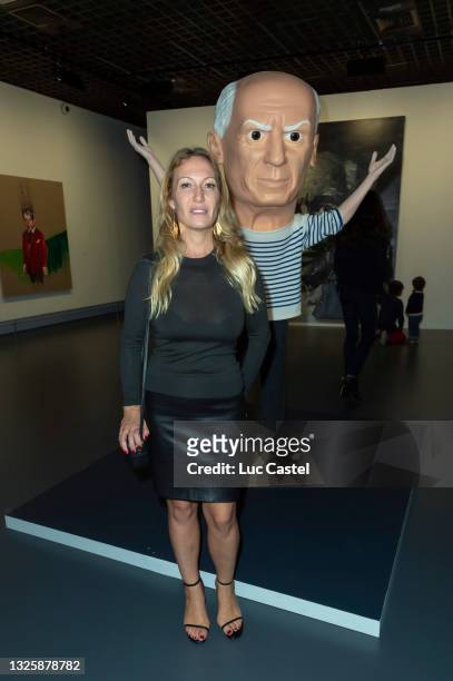 Diana Widmaier Picasso attends the Opening of the Exhibition "n' PICASSO MANIA ' at Grand Palais on October 4, 2015 in Paris, France.