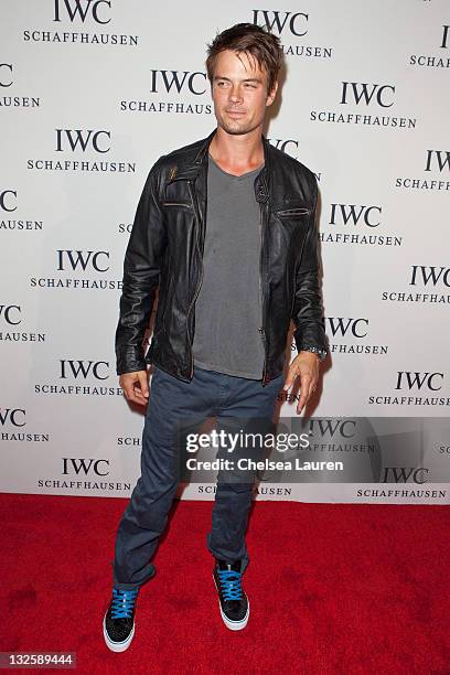 Actor Josh Duhamel arrives at "Peter Lindbergh's Portofino" at Culver Studios on April 28, 2011 in Culver City, California.