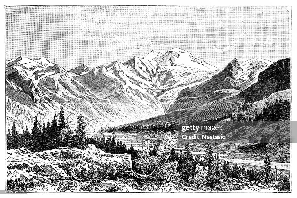 Wintry scenes in the Ferleiten valley in autumn