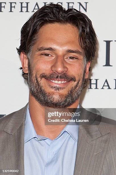 Actor Joe Manganiello arrives at "Peter Lindbergh's Portofino" at Culver Studios on April 28, 2011 in Culver City, California.