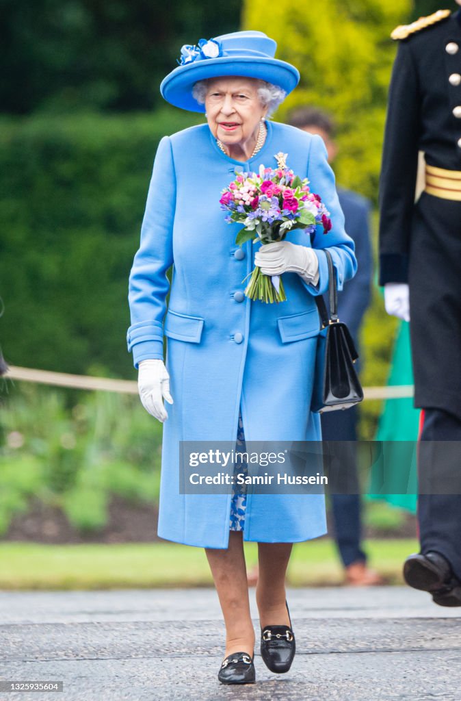 The Queen And The Duke Of Cambridge Attend The Ceremony of the Keys At The Palace of Holyroodhouse