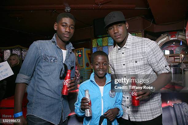 Actors Kwame Boateng, Kwesi Boakye and Kofi Siriboe and Coke at Melanie Segal's Kids Choice Lounge for Save the Children - Day 1 at The Magic Castle...