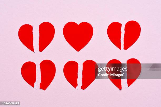 Heart Ripped Inhalf 30 Heart Breaking In Half Stock Photos, High-Res Pictures, and Images ...