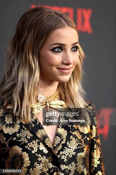 Emily Rudd attends the Los Angeles premiere of Fear Street Part 1