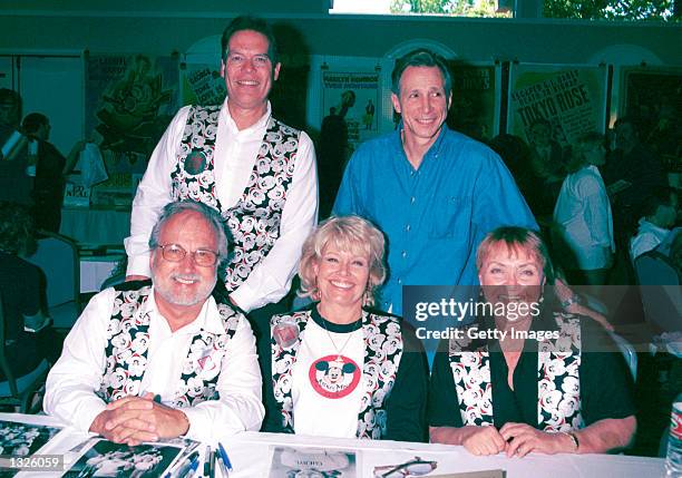 Mouseketeers from "The Mickey Mouse Club" television show attend the Hollywood Collectors & Celebrities Show June 23, 2001 at Beverly Garland''s...