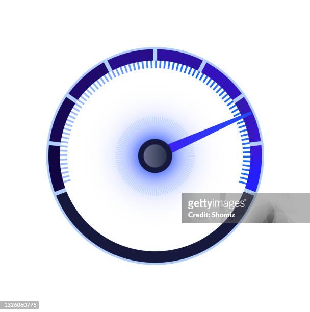 high speed - speedometer stock illustrations