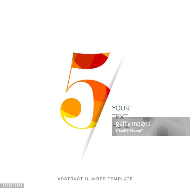 modern colorful number template isolated, anniversary icon label, day left symbol stock illustration - anniversary stock illustrations