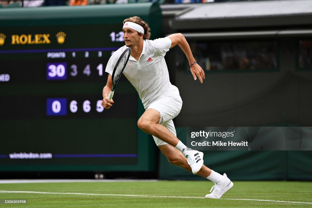 Day Two: The Championships - Wimbledon 2021
