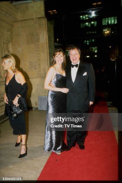 Countdown presenters Carol Vorderman and Richard Whiteley attending the National Television Awards at the Royal Albert Hall in London on October 8,...