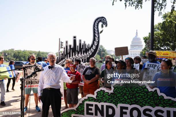 Rep. Earl Blumenauer speaks at an “End Fossil Fuel” rally near the U.S. Capitol on June 29, 2021 in Washington, DC. Organized by Our Revolution,...