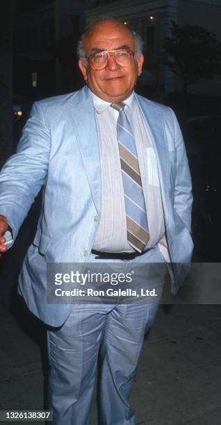 Ed Asner attends "Cracked Up" Screening at the Writer's Guild Theater in Beverly Hills, California on May 18, 1987.