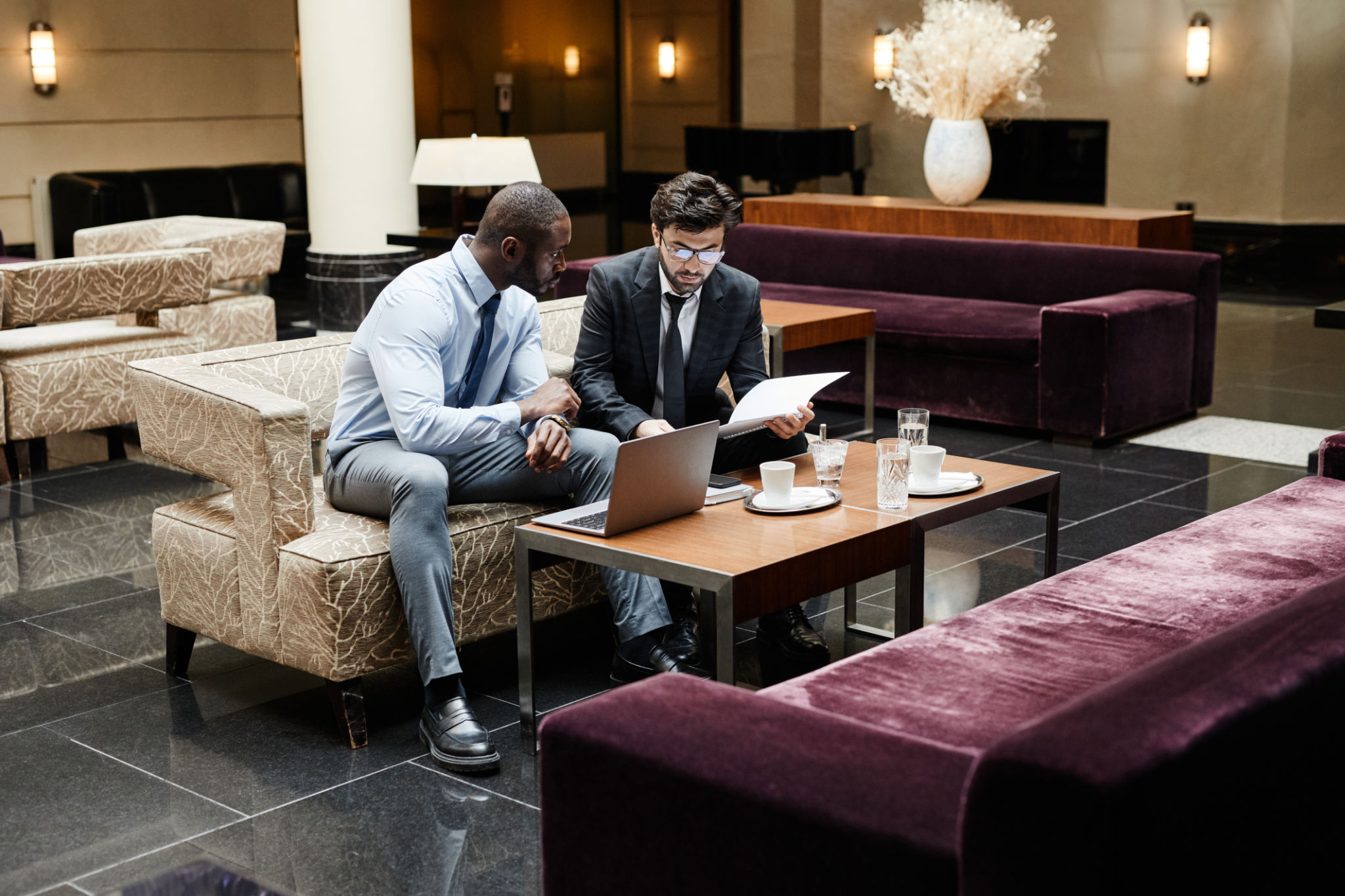 business meeting hotel